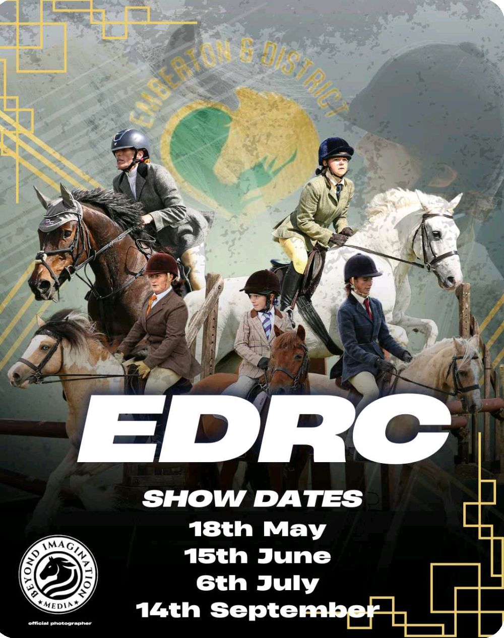 Emberton and District Riding Club (EDRC) show dates image